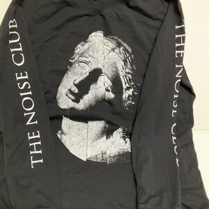 Alexander McQueen McQ Men The Noice Club Long Sleeve T- Shirt Black XXL European